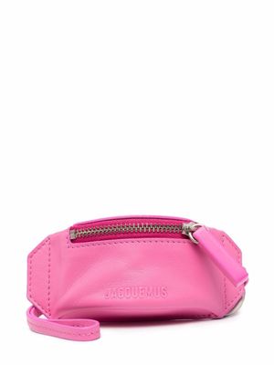 Jacquemus portefeuille à logo embossé - Rose