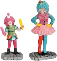 Luville Molendam Carnaval clowns 2 stuks