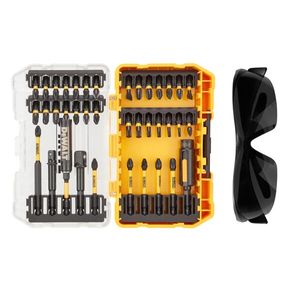 DeWalt Accessoires 38-delige FLEXTORQ Schroefbitset met zonnebril | In TOUGH CASE - DT70740T-QZ - DT70740T-QZ