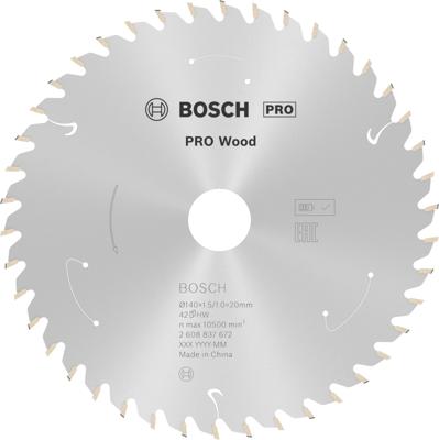 Bosch Accessoires Cirkelzaagblad ACCU Standard for Wood 140x20x1.5/1.0x42T - 2608837672
