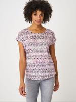 Puur linnen topje met batik paisley print