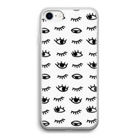 Eye pattern #2: iPhone SE 2020 Transparant Hoesje