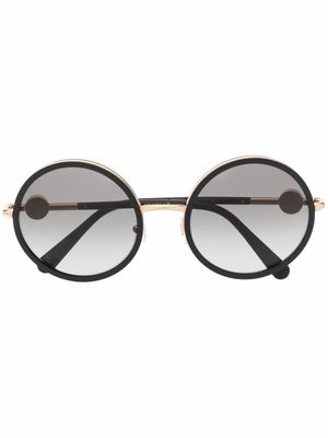 Versace Eyewear lunettes de vue Medusa à monture ronde - Noir