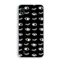 Eye pattern #3: Samsung Galaxy A10 Transparant Hoesje