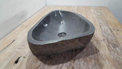 Waskom riviersteen RL250359, 59x39x15 cm