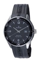 Horlogeband Edox 267961 / 70158 Rubber Zwart 22mm - thumbnail