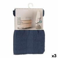 Badhanddoek Blauw (70 x 0,5 x 130 cm) (3 Stuks)