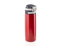 Leifheit 03273 reisdrinkbeker 600 ml Zwart, Rood Roestvrijstaal