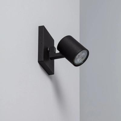 Wandlamp zwart leeslamp &apos;Gilly&apos; GU10 modern leeslamp wandlamp spot