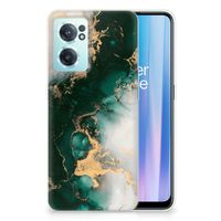 TPU Siliconen Hoesje voor OnePlus Nord CE 2 5G Marmer Groen