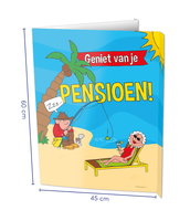 Raambord Pensioen (60x45cm) - thumbnail