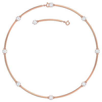 Swarovski 5609710 Ketting Choker Constella rosekleurig-wit 38-45 cm