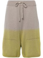 Moncler x Rick Owens knitted shorts - Vert - thumbnail