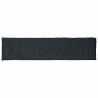 Vloerkleed Donkergrijs 60 x 200 cm Jute