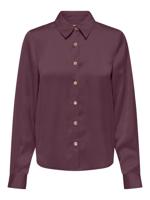Only Onlzora Ls Satin Shirt Wvn Blouse Mauve Wine