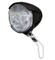 Trelock ls 583 bike-i retro koplamp zwart