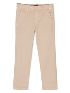 Il Gufo pantalon chino en coton à coupe slim - Tons neutres