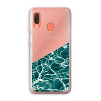 Weerkaatsing water: Samsung Galaxy A20e Transparant Hoesje