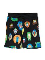 Stella McCartney Kids short de sport à imprimé graphique - Noir - thumbnail