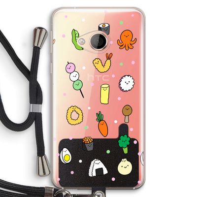 Happy bento friends: HTC U Play Transparant Hoesje met koord