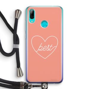 Best heart: Huawei P Smart (2019) Transparant Hoesje met koord