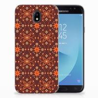 Samsung Galaxy J7 2017 | J7 Pro | TPU bumper | Batik Brown