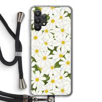 Summer Daisies: Samsung Galaxy A32 5G Transparant Hoesje met koord