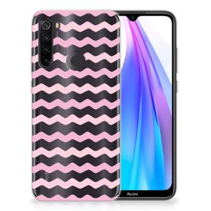 Xiaomi Redmi Note 8T TPU bumper Waves Roze