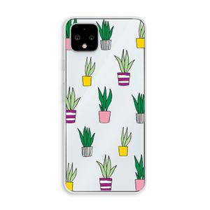Sanseveria: Pixel 4 XL Transparant Hoesje