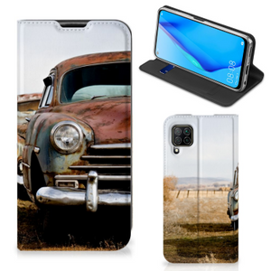 Huawei P40 Lite Stand Case Vintage Auto