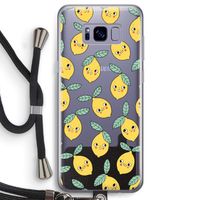 Citroenen: Samsung Galaxy S8 Transparant Hoesje met koord