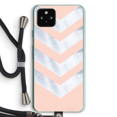 Marmeren pijlen: Pixel 5a 5G Transparant Hoesje met koord