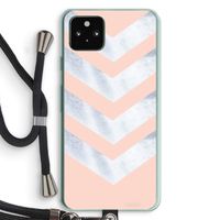Marmeren pijlen: Pixel 5a 5G Transparant Hoesje met koord