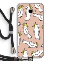 Papegaai: Samsung Galaxy J4 Plus Transparant Hoesje met koord Papegaai: Samsung Galaxy J4 Plus Transparant Hoesje met koord