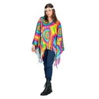 Poncho hippie tie dye Poncho hippie tie dye