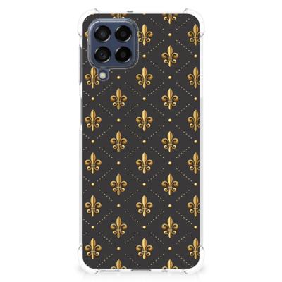 Samsung Galaxy M53 Doorzichtige Silicone Hoesje Franse Lelie