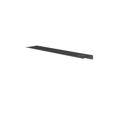Hotbath &MORE Planchet - 60cm - inclusief bevestigings rails - 1 uitsparing - voor zeepdispenser of beker - Geborsteld zwart PVD SH060HMBP