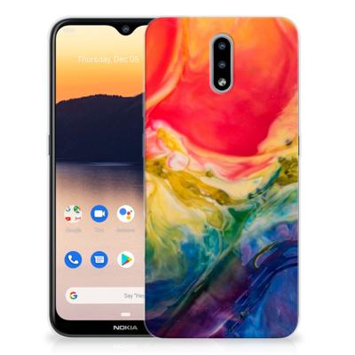 Smartphone hoesje Nokia 2.3 Watercolor Dark Smartphone hoesje Nokia 2.3 Watercolor Dark
