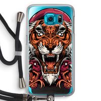 Tiger and Rattlesnakes: Samsung Galaxy S6 Transparant Hoesje met koord Tiger and Rattlesnakes: Samsung Galaxy S6 Transparant Hoesje met koord