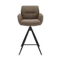 Haluta Barkruk Bas met armsteun - Bruin (zithoogte 65cm)