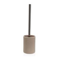 Toiletborstel Versa Beige Hars Staal 9,4 x 37 x 9,4 cm