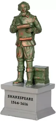 Lemax park statue - shakespeare kerstdorp accessoire 2016