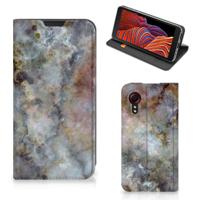 Samsung Galaxy Xcover 5 | Standcase | Marmer Grijs