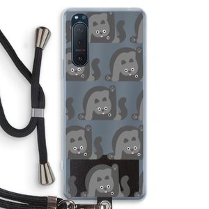 Cats: Sony Xperia 5 II Transparant Hoesje met koord
