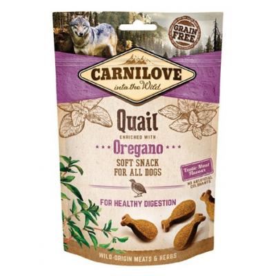 CARNILOVE Semi-Moist Snack Kwartel & Oregano - Hondensnack met kwartel en oregano - 200 g
