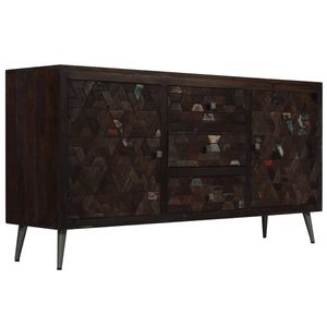 The Living Store Dressoir - Massief gerecycled hout - 160 x 40 x 80 cm