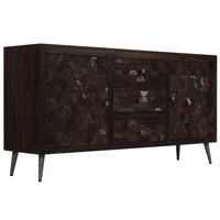 The Living Store Dressoir - Massief gerecycled hout - 160 x 40 x 80 cm - thumbnail