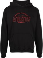 Sporty & Rich hoodie à logo imprimé - Noir