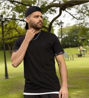 Ab Lifestyle Galaxy Tee Ab.ss25008 Print T-shirts Jet Black
