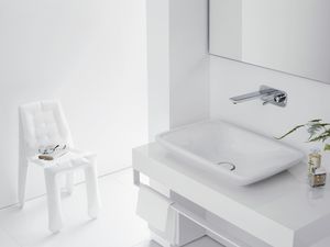 hansgrohe Puravida afdekset wastafelkraan uitloop 225mm. met joystick, chroom